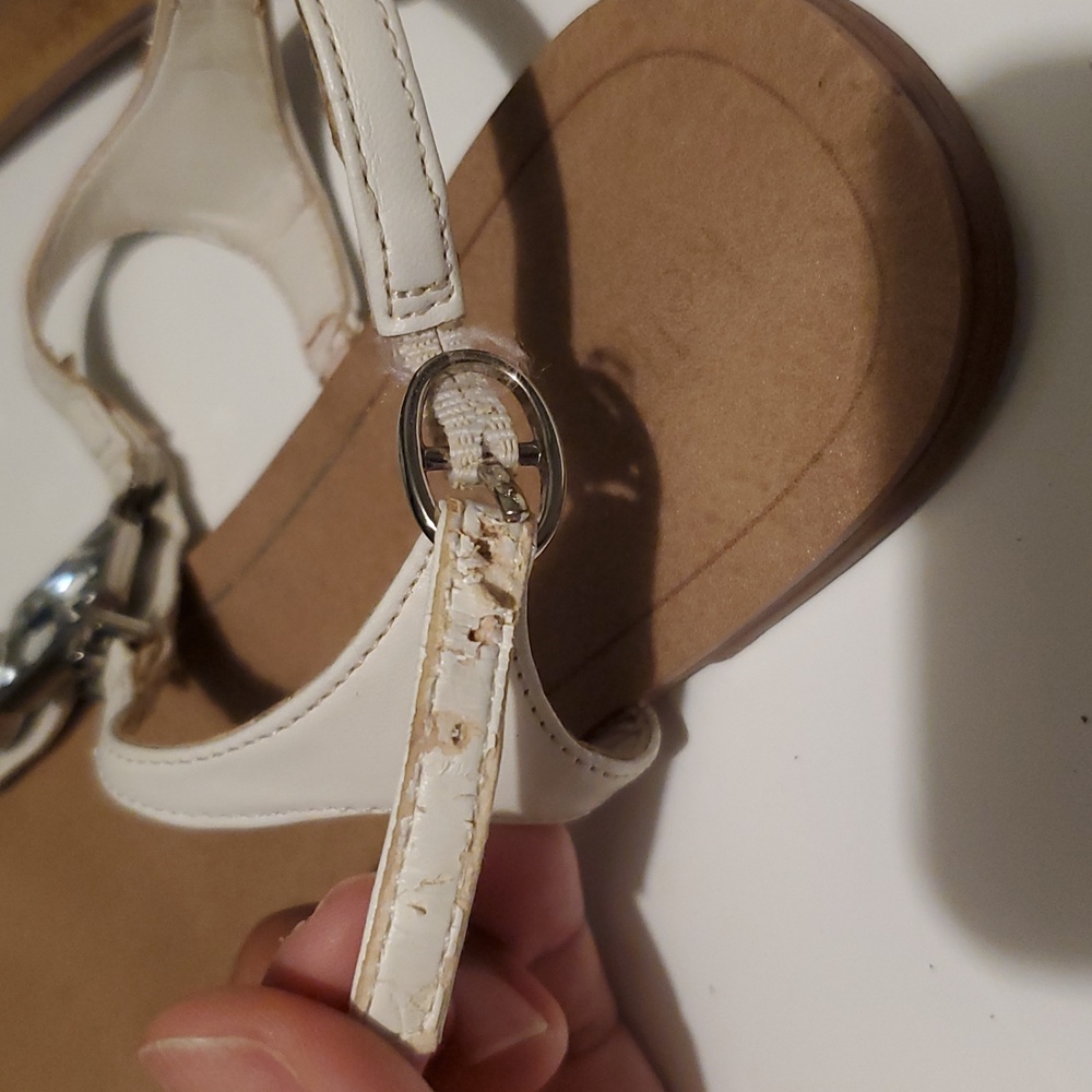 Kelly & Katie White Jewel Sandals - Picture 5 of 7